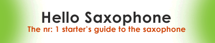 Logo - Learn to play saxophone