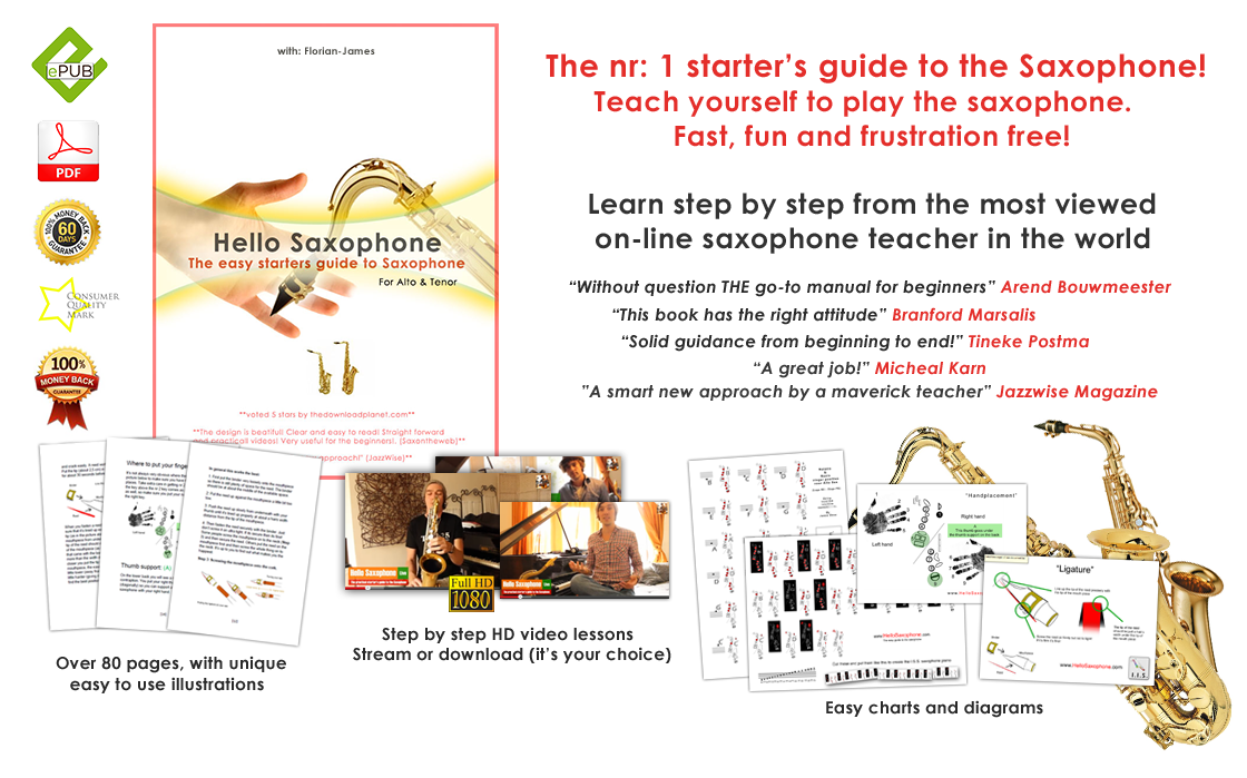 Hello Saxophone The nr 1 practical starters guide for learning to