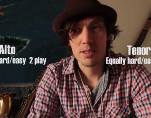 The differences between the Alto saxophone and Tenor saxophone explained: