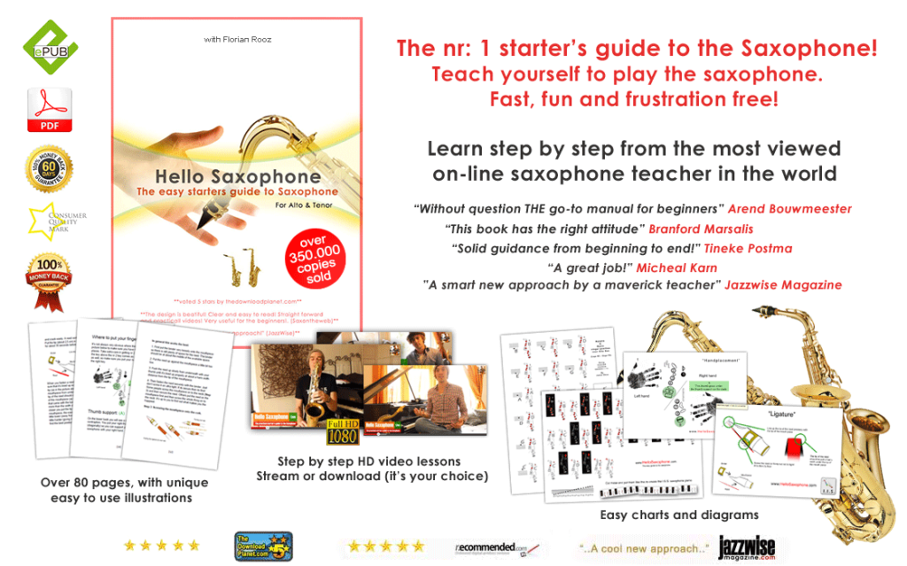 Hello Saxophone Learn to play the saxophone 3 times faster!(02)
